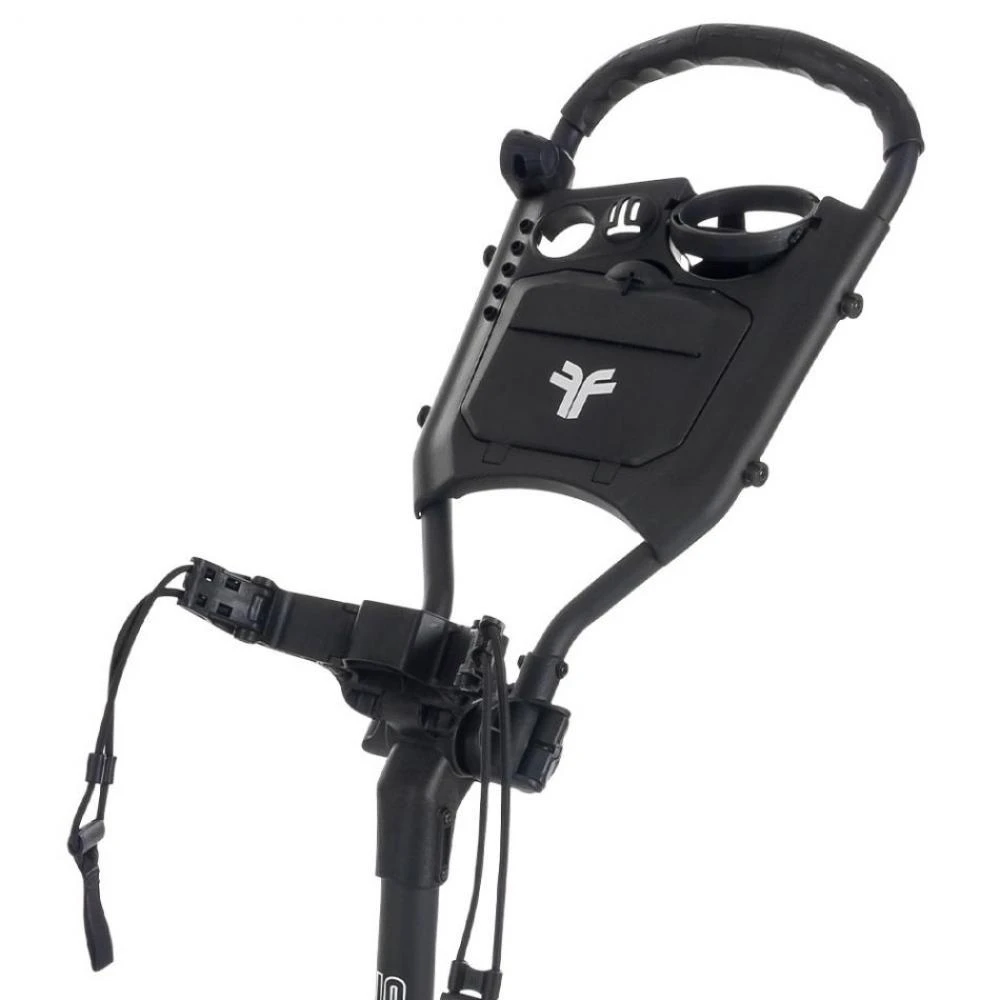 Fastfold Slim Golf Cart Trolley Black/Charcoal 2 Fastfold Slim Golf Cart Trolley Black/Charcoal - Image 2