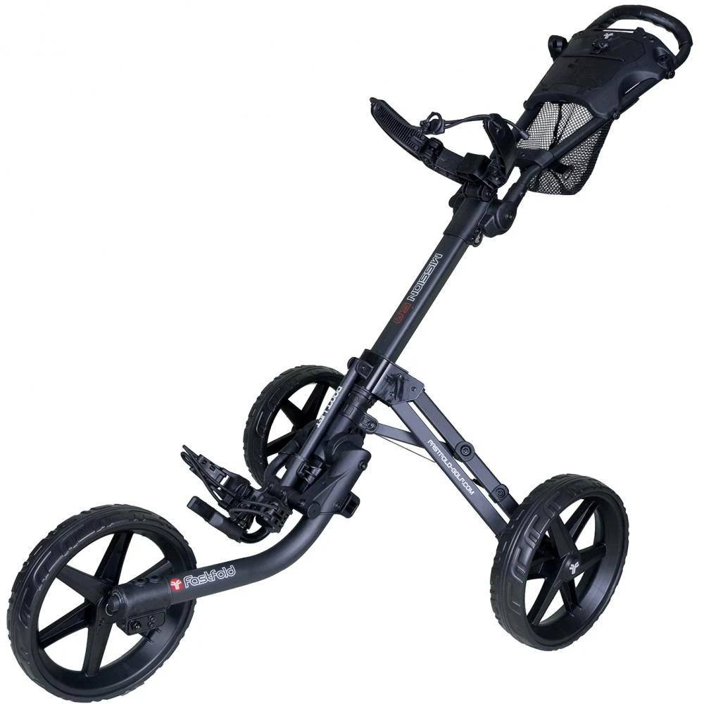 Fastfold Mission 5 Golf Trolley Charcoal/Black 1 Fastfold Mission 5 Golf Trolley Charcoal/Black