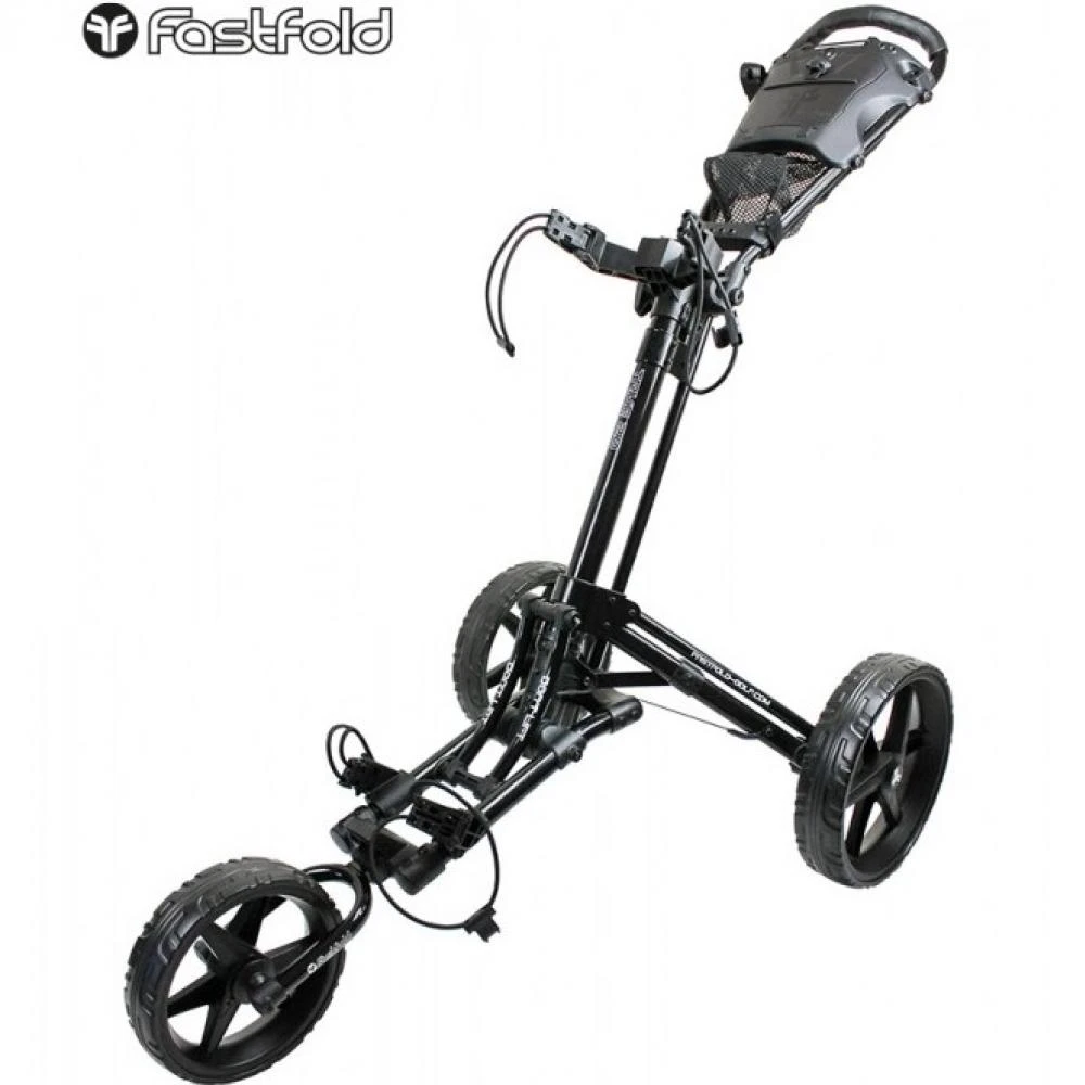 Fastfold Trike 2.0 Golf Trolley Black 1 Fastfold Trike 2.0 Golf Trolley Black
