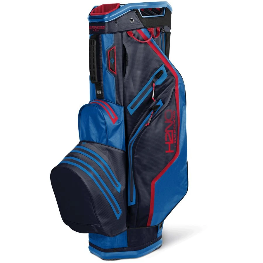 Sun Mountain H2No Lite Cart Bag 2022 Navy Cobalt 1 Sun Mountain H2No Lite Cart Bag 2022 Navy Cobalt