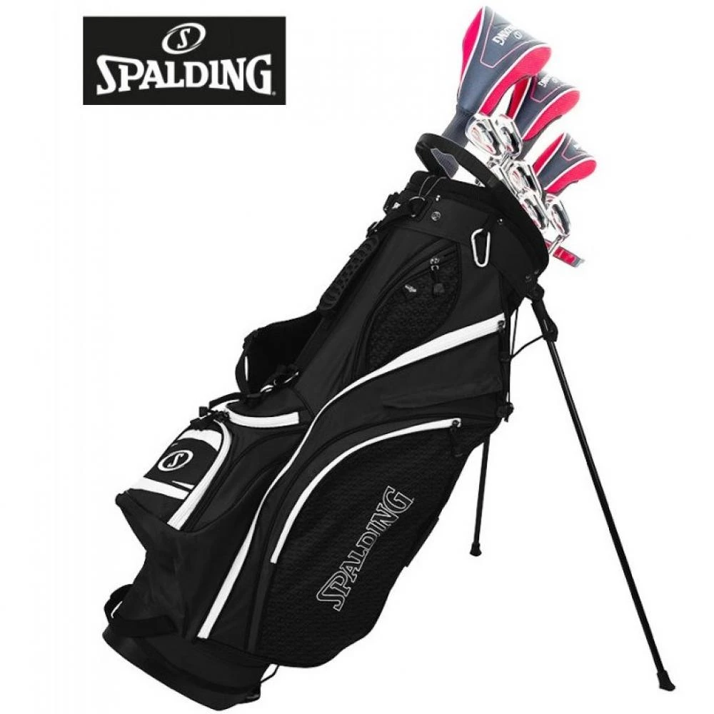 Spalding SX35 Golf Package Set Mens Graphite +1 Inch Longer (Stand Bag) 1 Spalding SX35 Golf Package Set Mens Graphite +1 Inch Longer (Stand Bag)