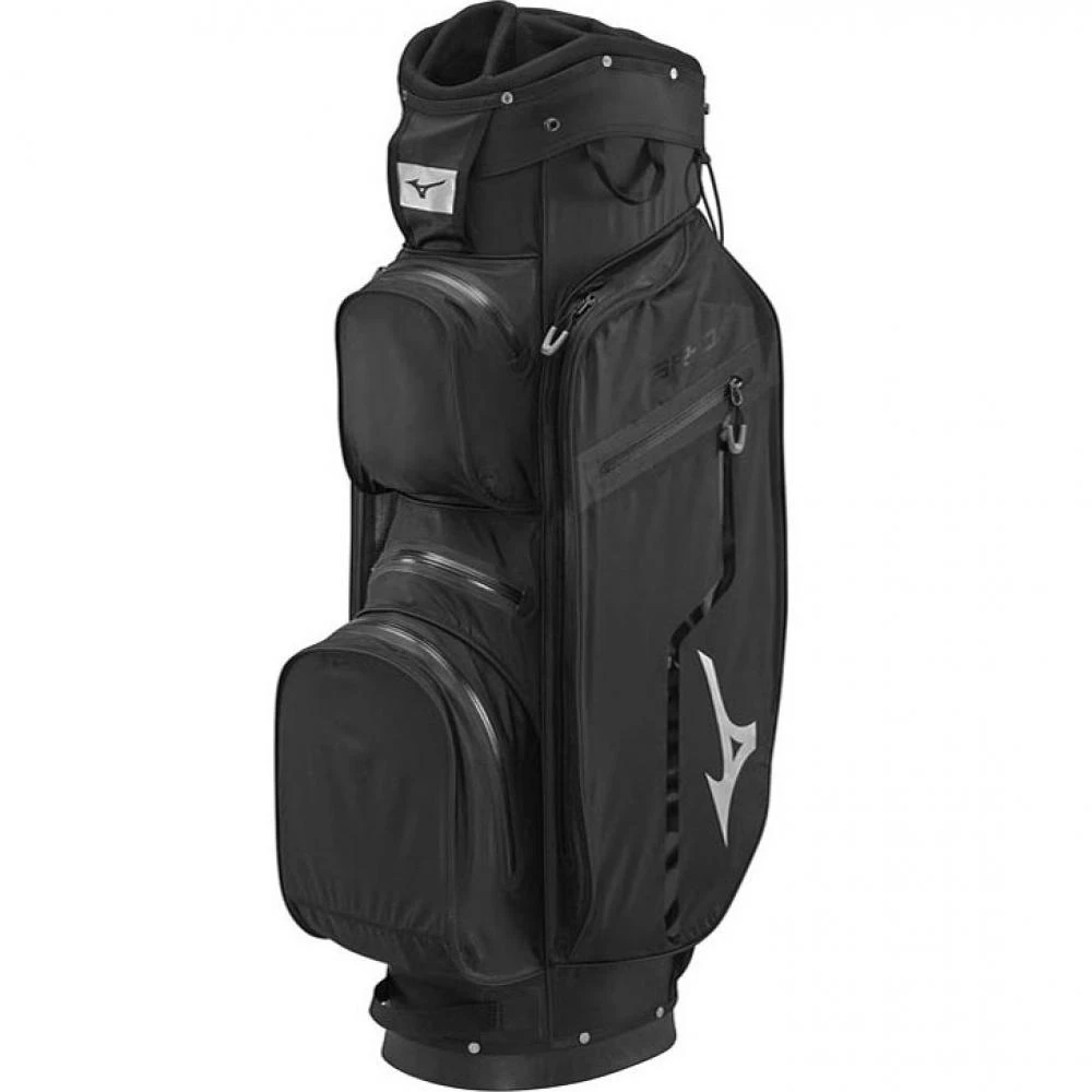Mizuno BR-Dri Waterproof Cart Bag Black 1 Mizuno BR-Dri Waterproof Cart Bag Black