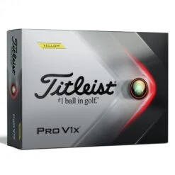 Titleist Pro V1x Golf Balls (Yellow)