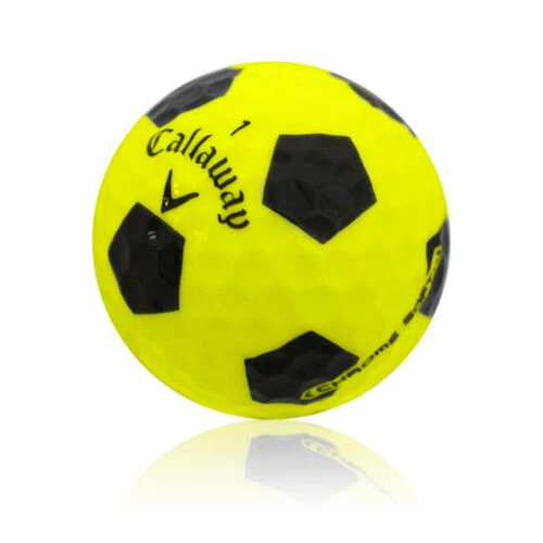 Callaway Chrome Soft Truvis Golf Balls Yellow Black 2 Callaway Chrome Soft Truvis Golf Balls Yellow Black - Image 2