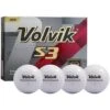 Volvik White S3 Golf Balls (Dozen)